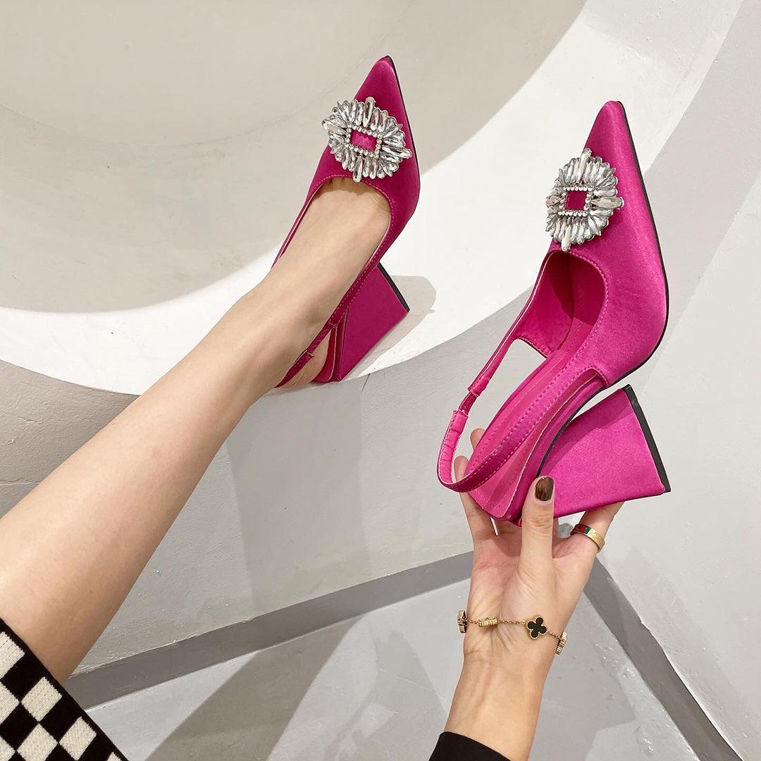 Z-r Triangle Heel Shoes With Multi Colors - Image 23